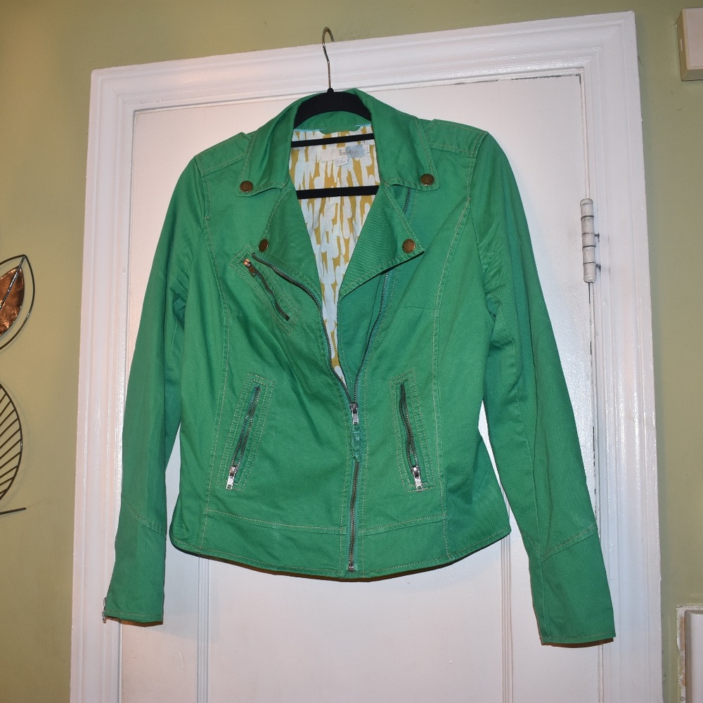 Boden motorcycle style cotton jacket